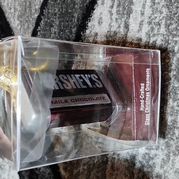 HERSHEY'S CANDY-BAR 2008 KURT ADLER HANDCRAFTED GLASS CHRISTMAS ORNAMENT - Picture 5 of 12